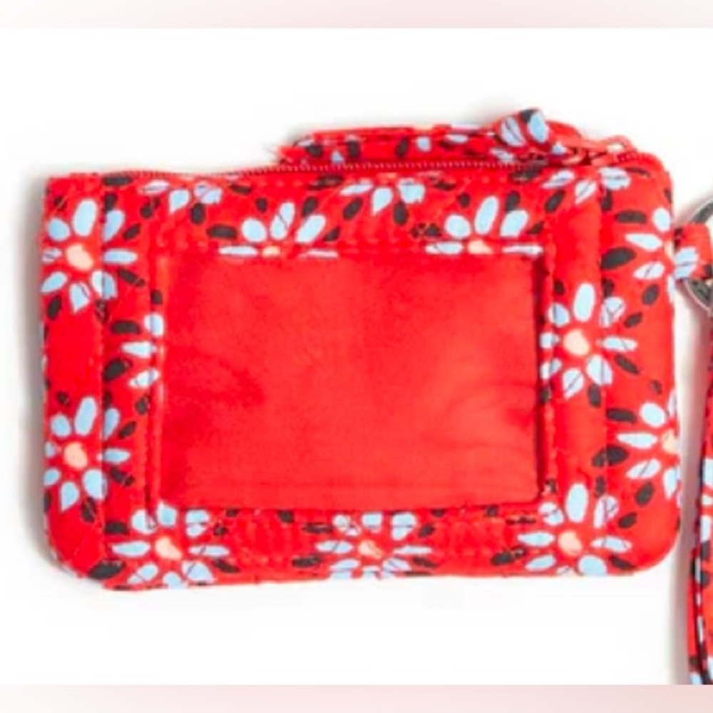🌸 Vera Bradley Zip ID case. NWT “Venetian Flowers”
